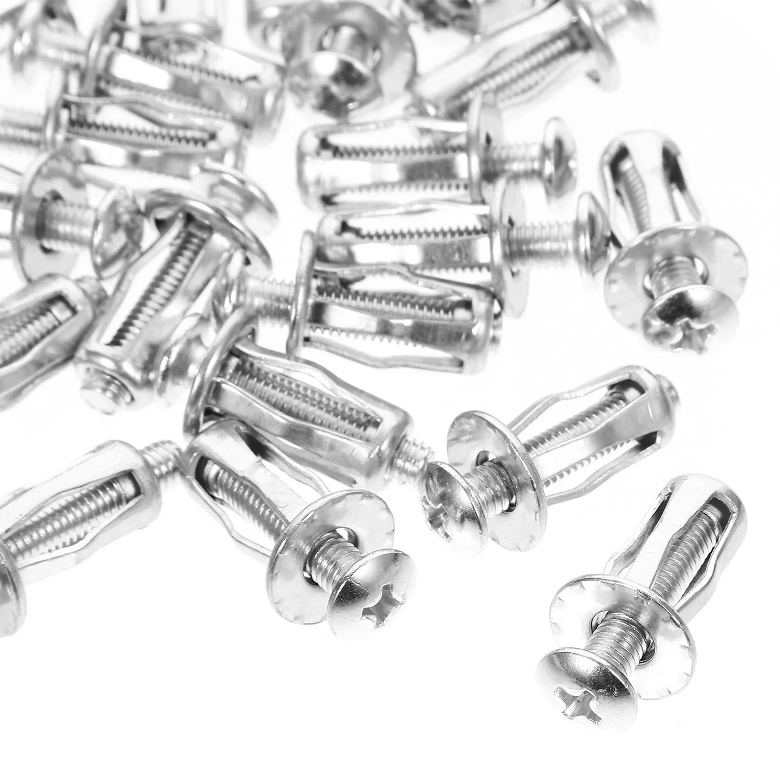 20 комплектов распорных анкерных винтов для полых дверей, сверхмощные крепежные гайки для стальных и железных листов, облицовки стен, надежные дверные крепления
20 комплектов распорных анкерных винтов для полых дверей, сверхмощные крепежные гайки для стальных и железных листов, облицовки стен, надежные дверные крепления