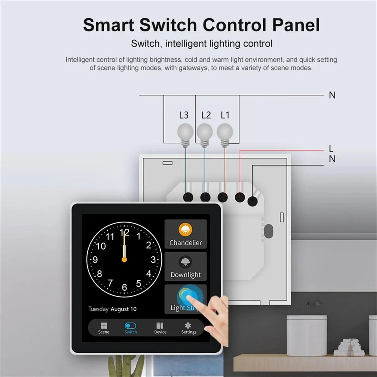 Better Quality Tuya T3E Panel Switch Touch Screen Panel EU Smart Control Panel Switch Zigbee Smart Home Wall Push Light Switch,B
Better Quality Tuya T3E Panel Switch Touch Screen Panel EU Smart Control Panel Switch Zigbee Smart Home Wall Push Light Switch,B