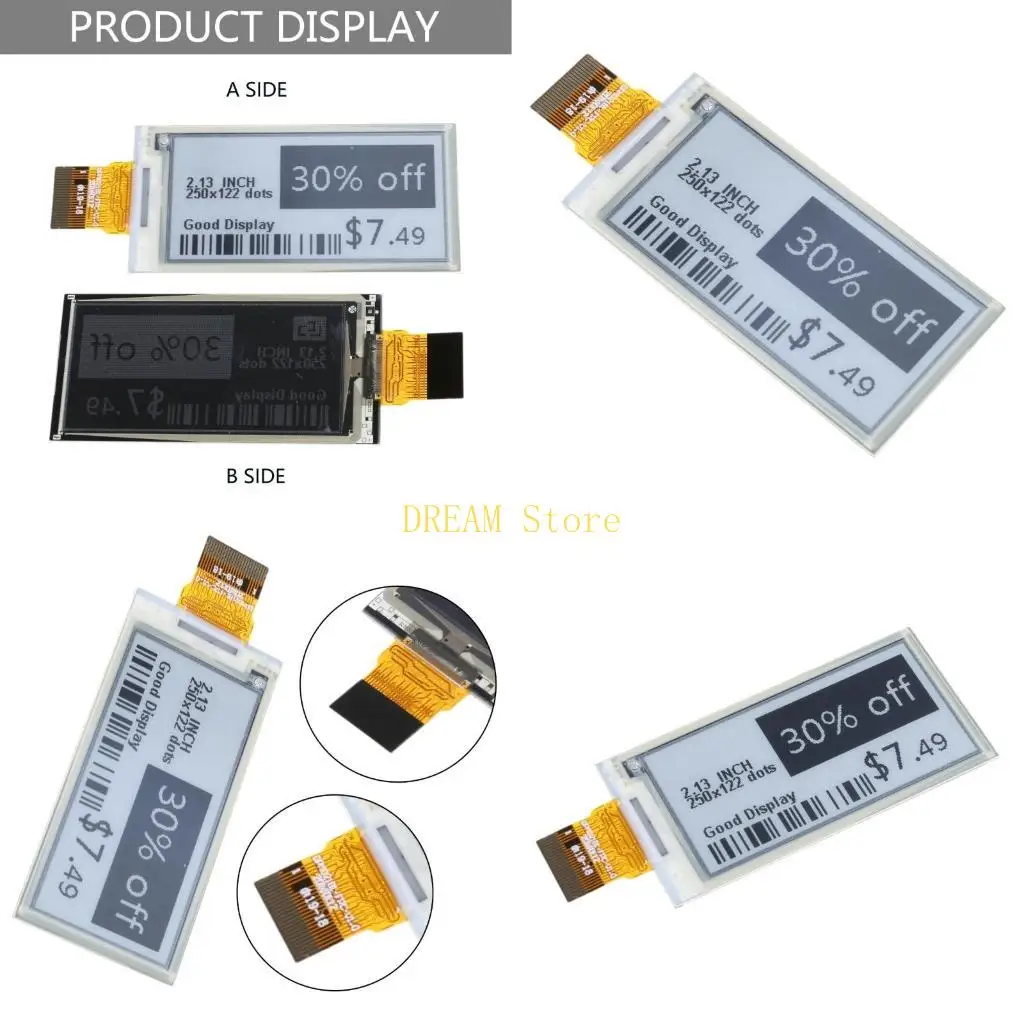 2.36Inch OPM021B1 OPM021E1 LCD Display Screen EPD Display Screen For NTH01 NTH01-EN-E NTH THM02 Screen best sale
2.36Inch OPM021B1 OPM021E1 LCD Display Screen EPD Display Screen For NTH01 NTH01-EN-E NTH THM02 Screen best sale