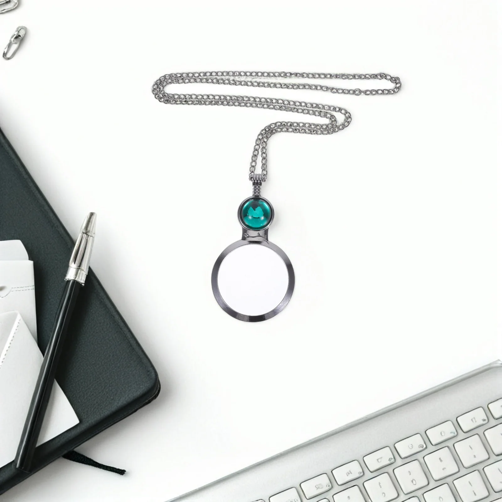 Magnifying Glass Necklace Long Sweaters Chain Crafts Book Reading Magnifier Woman
Magnifying Glass Necklace Long Sweaters Chain Crafts Book Reading Magnifier Woman