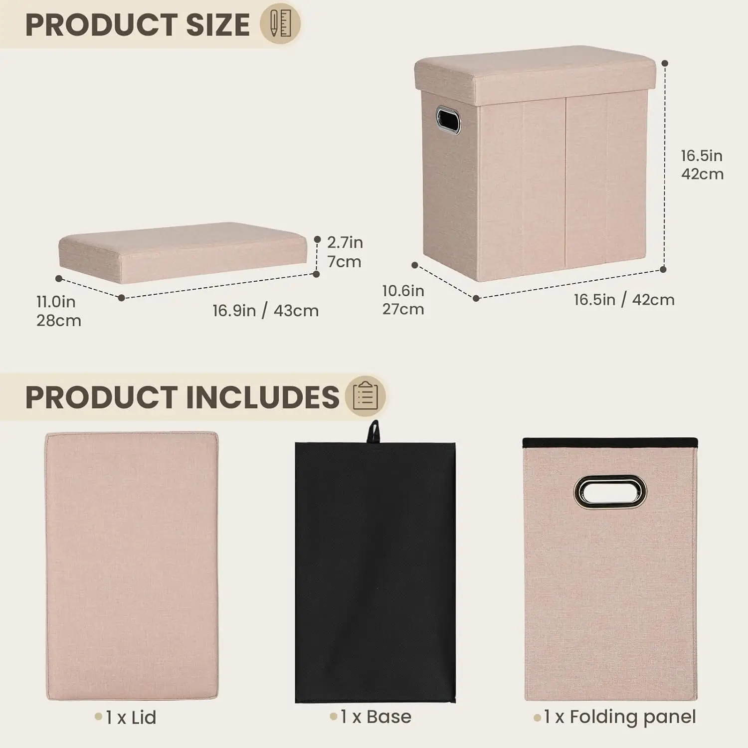 Cosyland Ottoman With Storage Collapsible Tall - Fabric Ottoman Footrest Foot Stool Ottoman For Room Small Slim Tall Folding
Cosyland Ottoman With Storage Collapsible Tall - Fabric Ottoman Footrest Foot Stool Ottoman For Room Small Slim Tall Folding