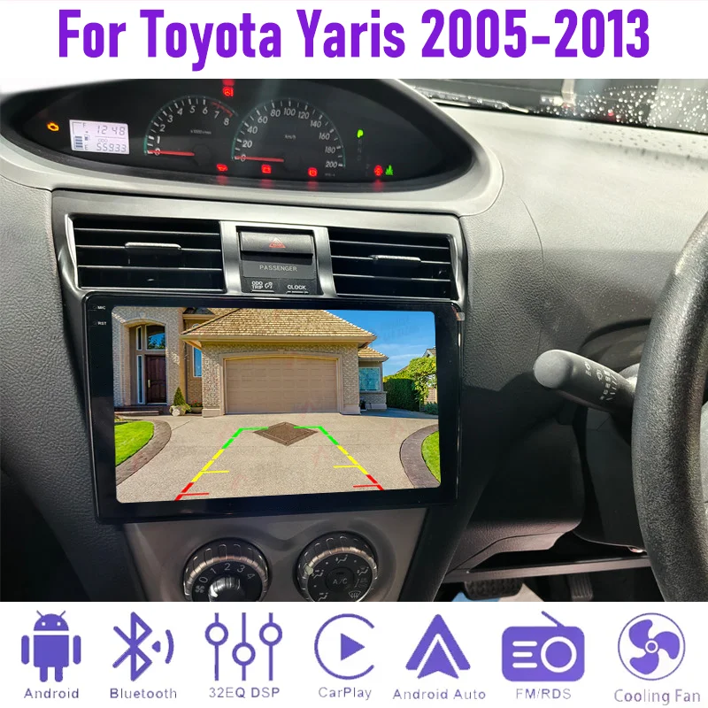9" Car Radio For Toyota Yaris 2005-2013 Android 15 Auto Support Wireless Apple Carplay Rear Camera 2DIN GPS Head Unit FM GPS
9" Car Radio For Toyota Yaris 2005-2013 Android 15 Auto Support Wireless Apple Carplay Rear Camera 2DIN GPS Head Unit FM GPS