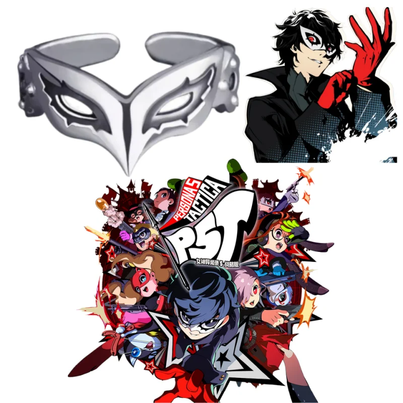 Persona JOKER Mask Ring Fashion Retro Personalized Accessories British Hip-Hop Style Anime Cosplay Props Couple Birthday Gift
Persona JOKER Mask Ring Fashion Retro Personalized Accessories British Hip-Hop Style Anime Cosplay Props Couple Birthday Gift