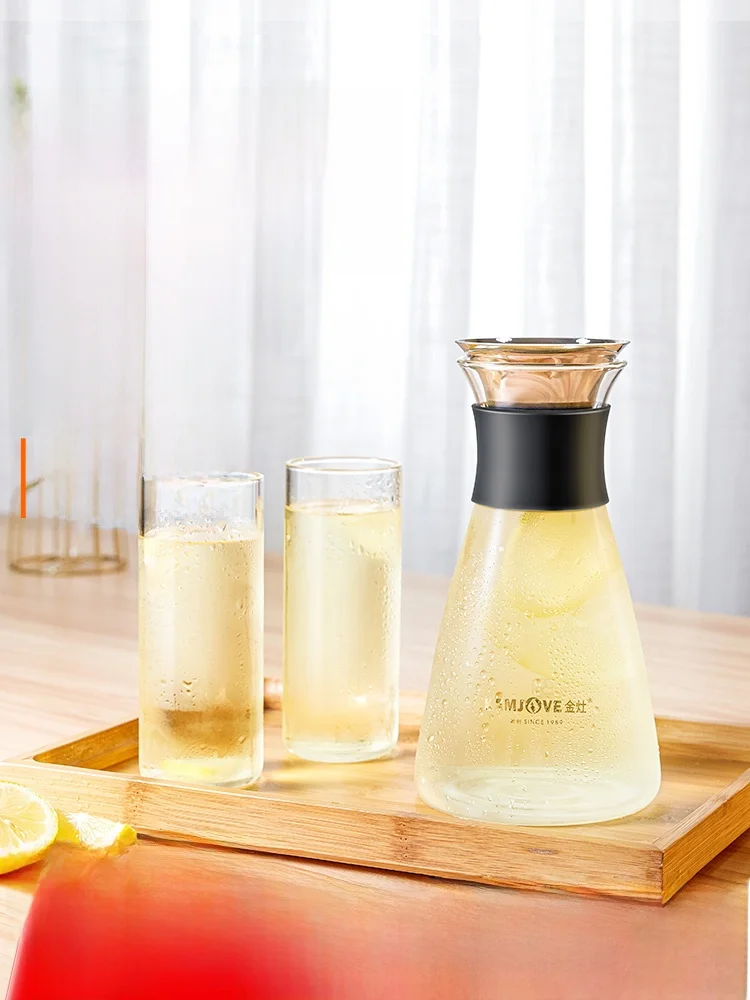 Thickened Heat Resistant Glass Cold Water Pot Home Use Juice Pot Kamjove Golden Stove European Style Country Style TP-504
Thickened Heat Resistant Glass Cold Water Pot Home Use Juice Pot Kamjove Golden Stove European Style Country Style TP-504