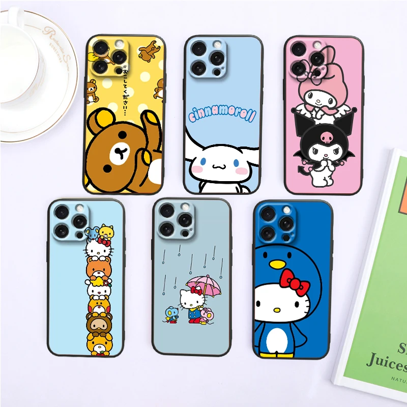 Beautiful Sanrio Cartoon Cute For iPhone 15 14 13 12 11 XS XR X 8 7 SE Pro Max Plus Mini Black TPU Phone Case
Beautiful Sanrio Cartoon Cute For iPhone 15 14 13 12 11 XS XR X 8 7 SE Pro Max Plus Mini Black TPU Phone Case