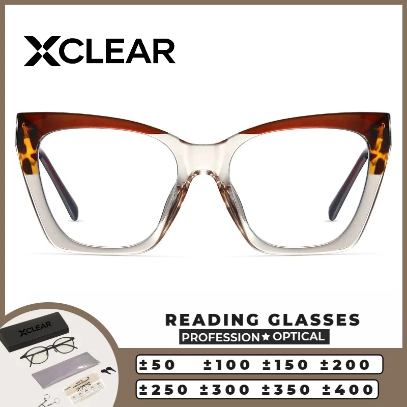 Очки для чтения XCLEAR в винтажном стиле с защитой от ультрафиолета, квадратные, антибликовые, прочные, удобные, легкие, новый дизайн
Очки для чтения XCLEAR в винтажном стиле с защитой от ультрафиолета, квадратные, антибликовые, прочные, удобные, легкие, новый дизайн