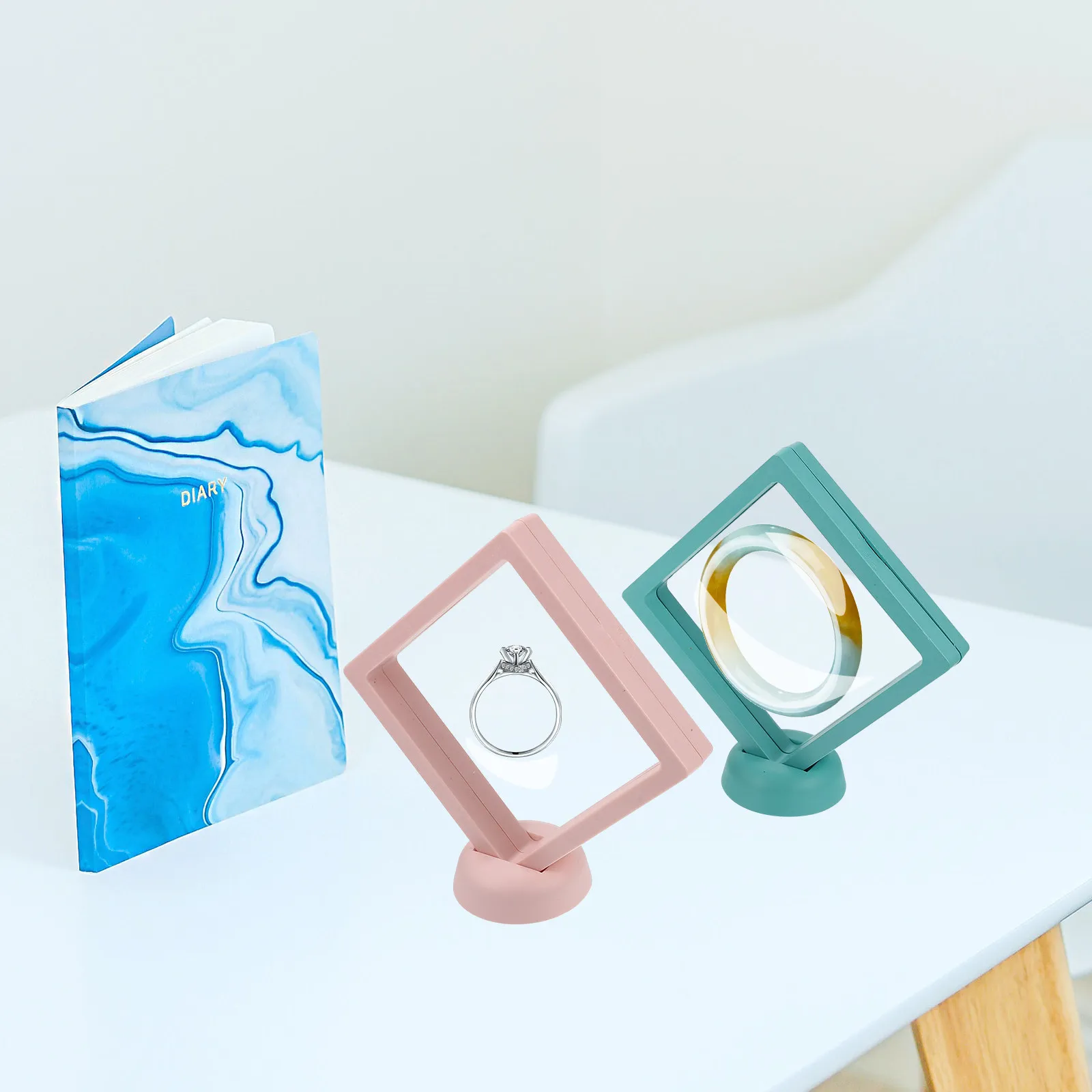 8Sets Floating Jewelry Display Box Transparent Flexible Membrane Display Case Ring Bracelet Necklace Holder Desktop Showcase
8Sets Floating Jewelry Display Box Transparent Flexible Membrane Display Case Ring Bracelet Necklace Holder Desktop Showcase