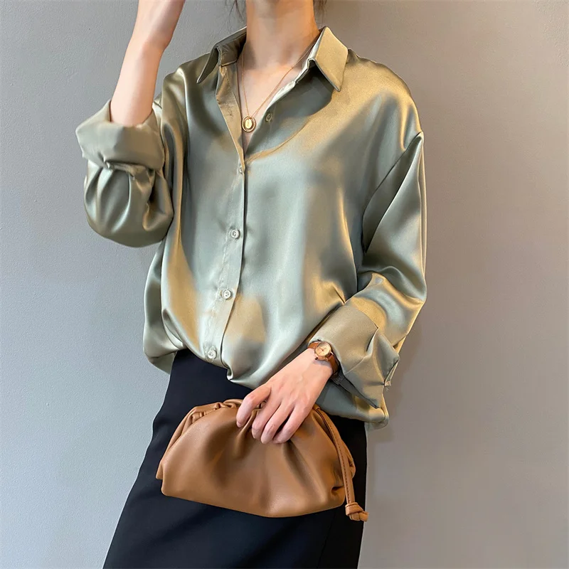 Korean Elegant Woman 2024 Spring Autumn Style Blouses Lady Casual Long Sleeve Turn-down Collar Blusas Tops Temperament Solid
Korean Elegant Woman 2024 Spring Autumn Style Blouses Lady Casual Long Sleeve Turn-down Collar Blusas Tops Temperament Solid