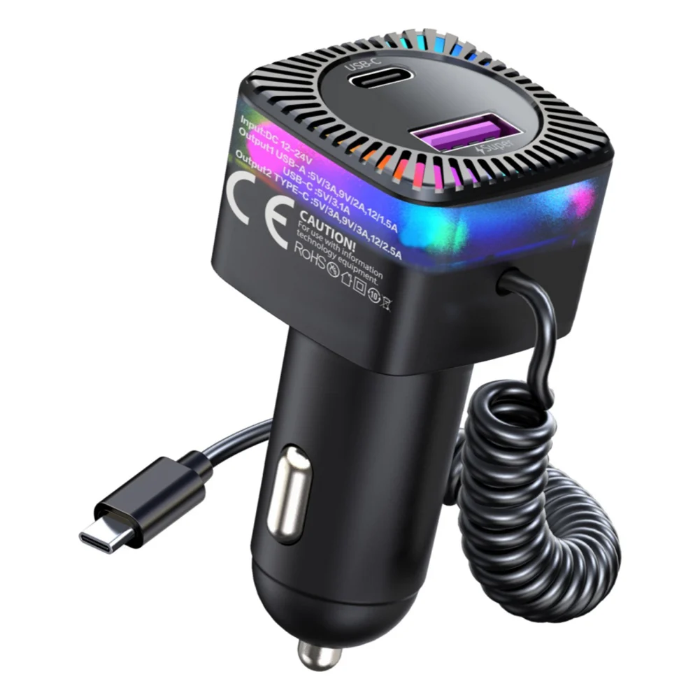 Car Multi-Port Fast Charging Adapter Bluetooth-compatible 5.3 FM Transmitter Wireless Audio Receiver MP3 Player With Light
Car Multi-Port Fast Charging Adapter Bluetooth-compatible 5.3 FM Transmitter Wireless Audio Receiver MP3 Player With Light