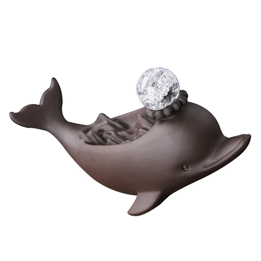 Backflow Incense Burner Ceramic Aroma Stove Dolphin Censer Home Decor Desktop Elegant Beauty Relaxing Therapy Premium Material
Backflow Incense Burner Ceramic Aroma Stove Dolphin Censer Home Decor Desktop Elegant Beauty Relaxing Therapy Premium Material