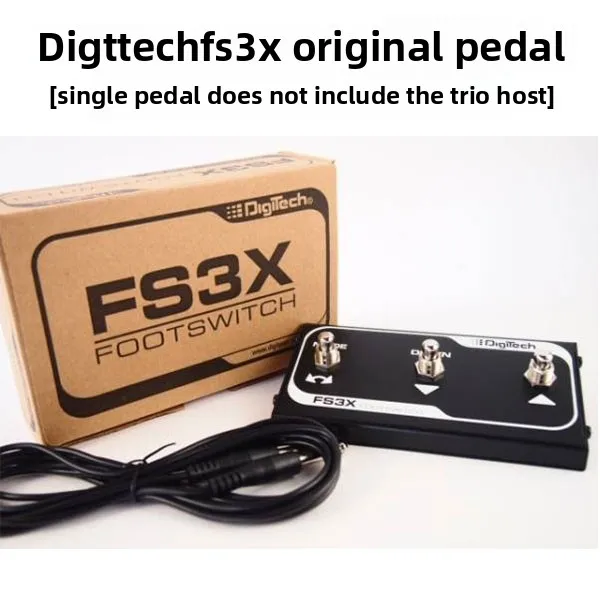 Педаль управления Digitech FS 3X с тремя функциями
Педаль управления Digitech FS 3X с тремя функциями