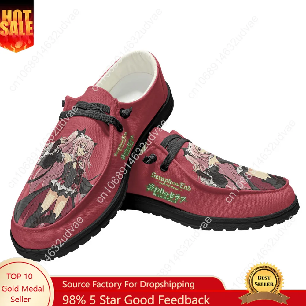 Seraph of The End Casual Shoes Flat Shoe Men Woman Breathable Casual Indoor Outdoor Lightweight Footwear Couple Custom Made Shoe
Seraph of The End Casual Shoes Flat Shoe Men Woman Breathable Casual Indoor Outdoor Lightweight Footwear Couple Custom Made Shoe