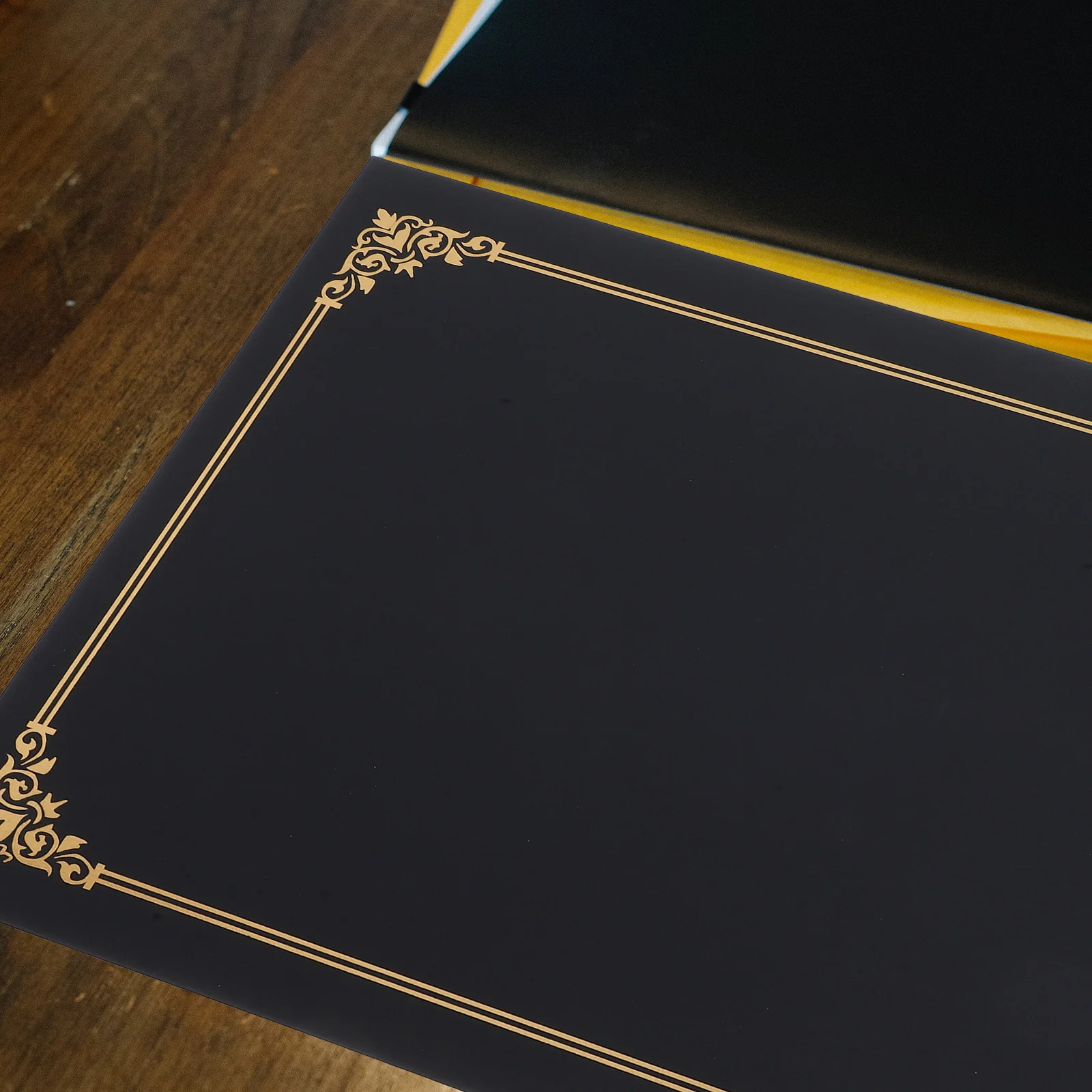 10 Pcs Certificate Cover Paper Holders Elegant Diploma Covers for Awards Recognition Documents Black Graduation Frame Document
10 Pcs Certificate Cover Paper Holders Elegant Diploma Covers for Awards Recognition Documents Black Graduation Frame Document