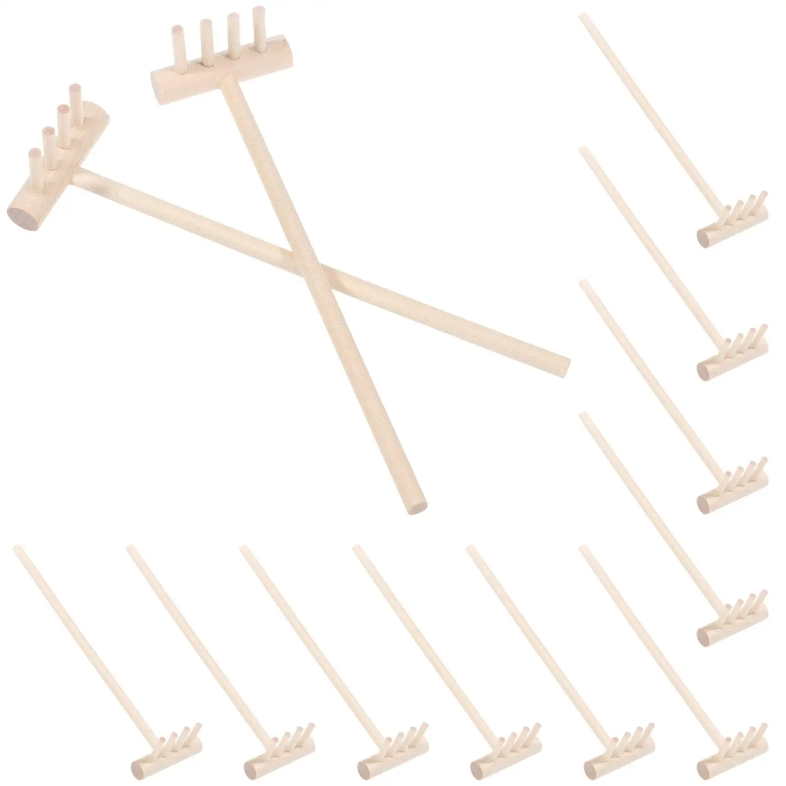 12 Pcs Mini Rake Crafts Bamboo Zen Garden Tool Small Hand Kit Sand Box Decor Accessories Toy Gardening
12 Pcs Mini Rake Crafts Bamboo Zen Garden Tool Small Hand Kit Sand Box Decor Accessories Toy Gardening