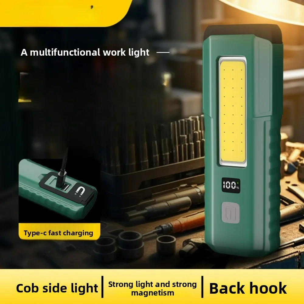 Rechargeable COB LED Work Light - Magnetic & Hook Design Super Bright Flashlight Multifunctional Repair Torch for Auto Mechanic
Rechargeable COB LED Work Light - Magnetic & Hook Design Super Bright Flashlight Multifunctional Repair Torch for Auto Mechanic