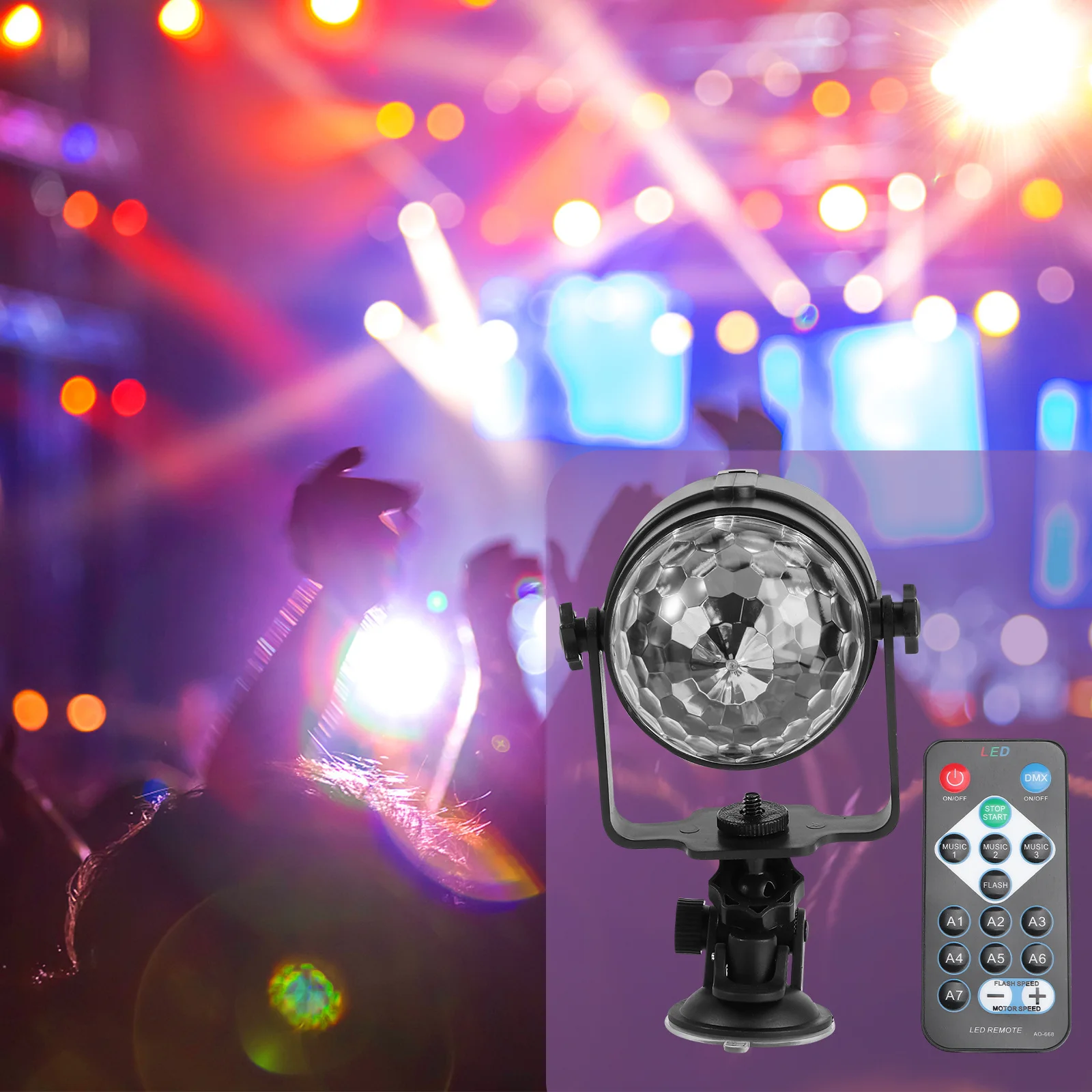 LED Voice Control Ball Colorful Rotating Lamp for Stage Party Disco Dj Light 7 Modes Color Modulation Fashion Lamp
LED Voice Control Ball Colorful Rotating Lamp for Stage Party Disco Dj Light 7 Modes Color Modulation Fashion Lamp