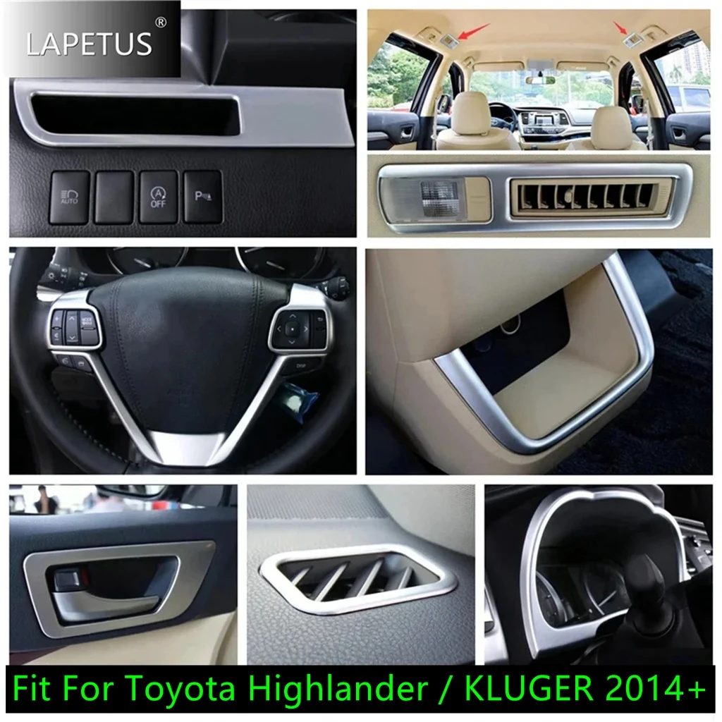 ABS Car Dashboard Air AC / Steering Wheel / Door Handle Bowl Panel Accessories Cover Trim Toyota Highlander / KLUGER 2014 - 2019
ABS Car Dashboard Air AC / Steering Wheel / Door Handle Bowl Panel Accessories Cover Trim Toyota Highlander / KLUGER 2014 - 2019