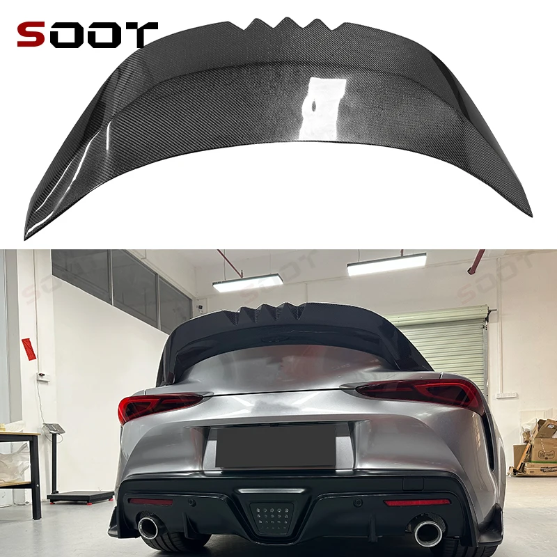 For Toyota GR MK5 A90 A91 2019+ Carbon Fiber Tail fins Rear Trunk Spoiler Guide Wing Rear Wing Car Accessories
For Toyota GR MK5 A90 A91 2019+ Carbon Fiber Tail fins Rear Trunk Spoiler Guide Wing Rear Wing Car Accessories