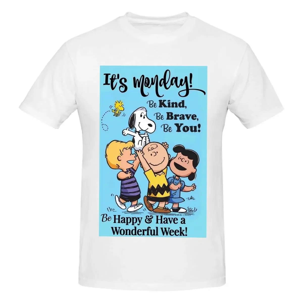 Мужская футболка Snoopy, хлопковые футболки большого размера, мужская летняя одежда с короткими рукавами и круглым вырезом, топы S-6XL
Мужская футболка Snoopy, хлопковые футболки большого размера, мужская летняя одежда с короткими рукавами и круглым вырезом, топы S-6XL