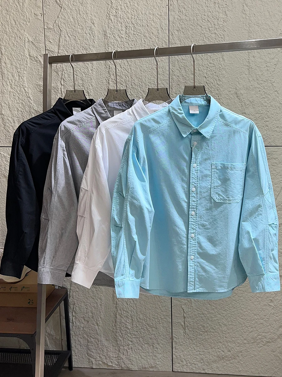 Comfortable Breathable Men's Pure Color Long Sleeve Shirt Spring Commute Casual Style Loose Fit Youthful Trend Skin-Friendly
Comfortable Breathable Men's Pure Color Long Sleeve Shirt Spring Commute Casual Style Loose Fit Youthful Trend Skin-Friendly