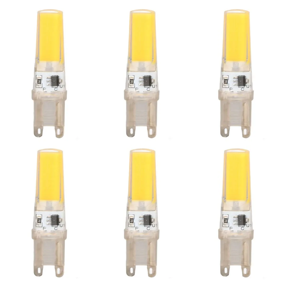 6PCS Efficient 220V G9 LED lights COB 5W LED Replacement Bulb 6500K 3000K LED Light Bulb Cabinet Light
6PCS Efficient 220V G9 LED lights COB 5W LED Replacement Bulb 6500K 3000K LED Light Bulb Cabinet Light