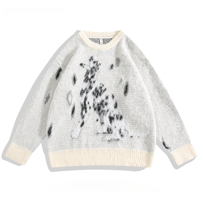 Men's O-neck Thickened Imitation Mink Sweaters Autumn Winter American Casual Dalmatian Jacquard Long-sleeved Versatile Knitwear
Men's O-neck Thickened Imitation Mink Sweaters Autumn Winter American Casual Dalmatian Jacquard Long-sleeved Versatile Knitwear