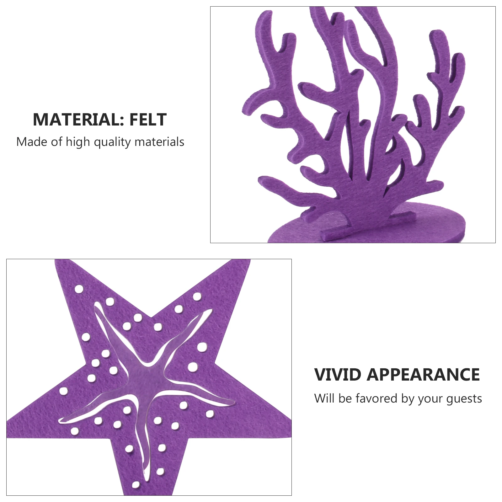 1 set Felt Craft Seaweed Coral Ornament Purple Home Office Decor Ocean Theme Party DIY Decoration Gift for Kids
1 set Felt Craft Seaweed Coral Ornament Purple Home Office Decor Ocean Theme Party DIY Decoration Gift for Kids