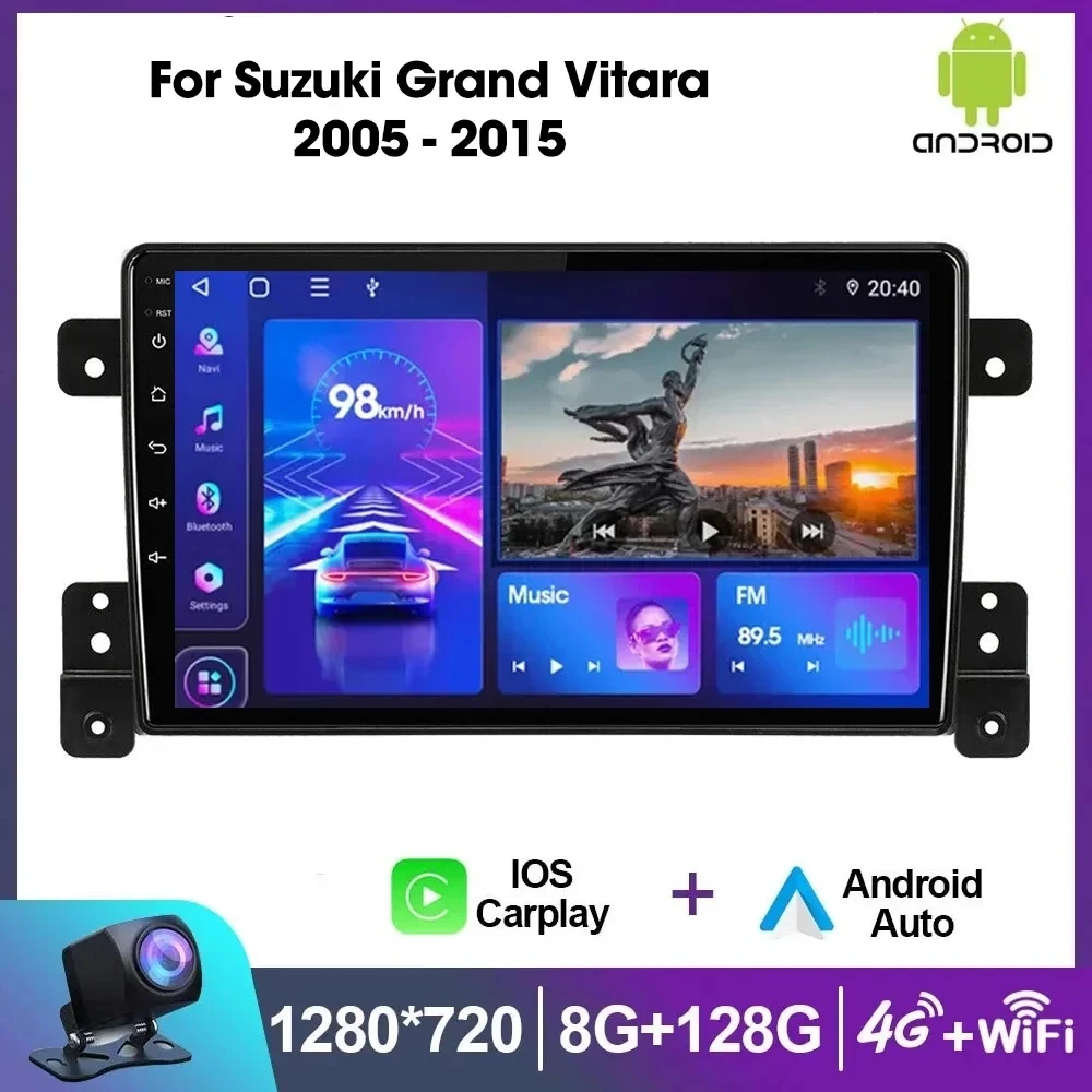 Android 14 4G+WiFi Car Radio Multimedia Video Player For Suzuki Grand Vitara 2005-2015 Navigation GPS 2 din Wireless Carplay
Android 14 4G+WiFi Car Radio Multimedia Video Player For Suzuki Grand Vitara 2005-2015 Navigation GPS 2 din Wireless Carplay