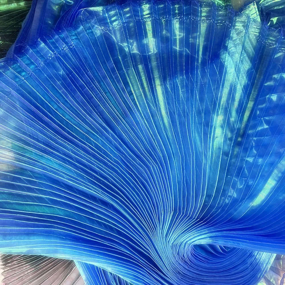 Creative Shiny Pleated Organza Fabric 100*150cm Rainbow Mermaid Cloth Fabric Handmade DIY Material Apparels Accessories
Creative Shiny Pleated Organza Fabric 100*150cm Rainbow Mermaid Cloth Fabric Handmade DIY Material Apparels Accessories