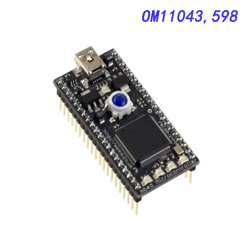 OM11043,598 Evaluation Board, LPC176X series MCU, MBED prototype design, drag-and-drop programming
OM11043,598 Evaluation Board, LPC176X series MCU, MBED prototype design, drag-and-drop programming