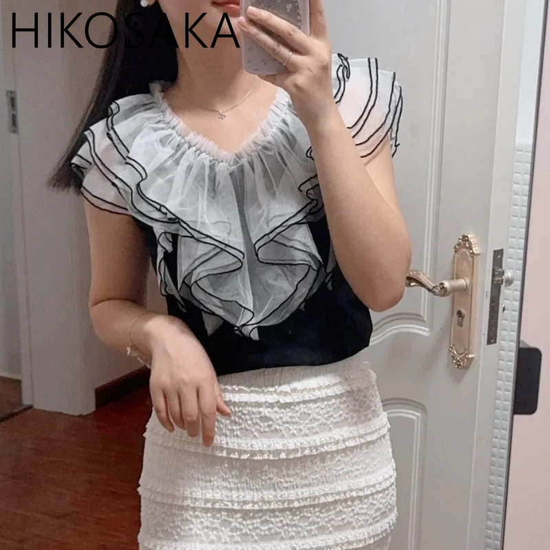 Japanese Sweet Tuffles Knit Top Summer 2025 New Temperament Jumpers V-neck Sleeveless Office Lady Elegant Casual Pullovers
Japanese Sweet Tuffles Knit Top Summer 2025 New Temperament Jumpers V-neck Sleeveless Office Lady Elegant Casual Pullovers