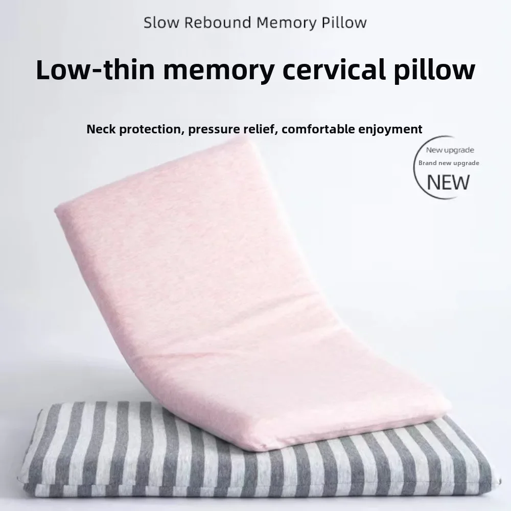 Memory Foam Pillow Ultra Thin Soft Cervical Support Neck Pain Relief Sleep Aid Posture Corrector Low Profile Back Support
Memory Foam Pillow Ultra Thin Soft Cervical Support Neck Pain Relief Sleep Aid Posture Corrector Low Profile Back Support
