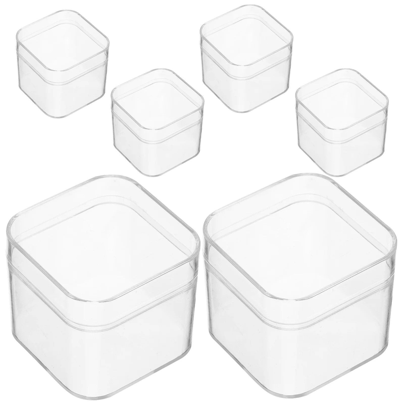 6 Pcs Square Candy Box Boxes Bead Holder Earplug Organizer Plastic Container Decorative Clear
6 Pcs Square Candy Box Boxes Bead Holder Earplug Organizer Plastic Container Decorative Clear