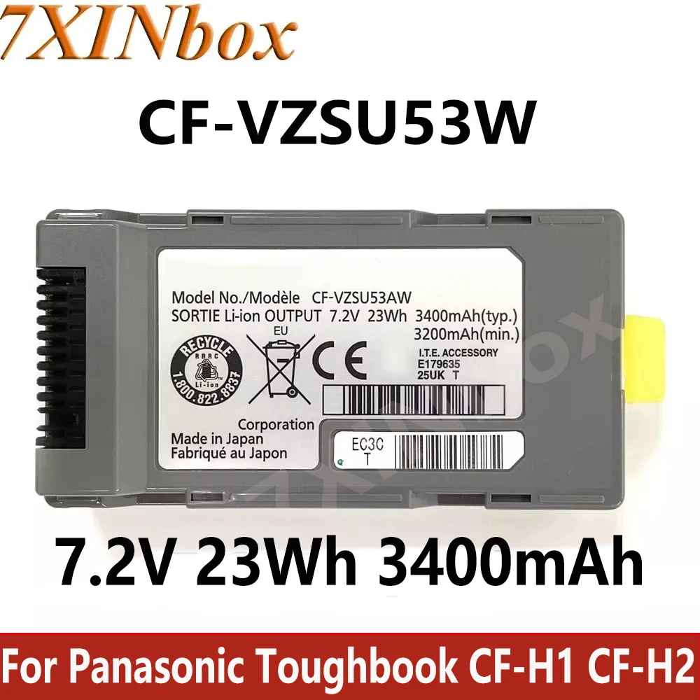 7XINbox CF-VZSU53W CF-VZSU53 7.2V 23Wh 3400mAh Battery For Panasonic Toughbook CF-H1 CF-H2 CF-U1 Tablet PC CF-VZSU53AW
7XINbox CF-VZSU53W CF-VZSU53 7.2V 23Wh 3400mAh Battery For Panasonic Toughbook CF-H1 CF-H2 CF-U1 Tablet PC CF-VZSU53AW