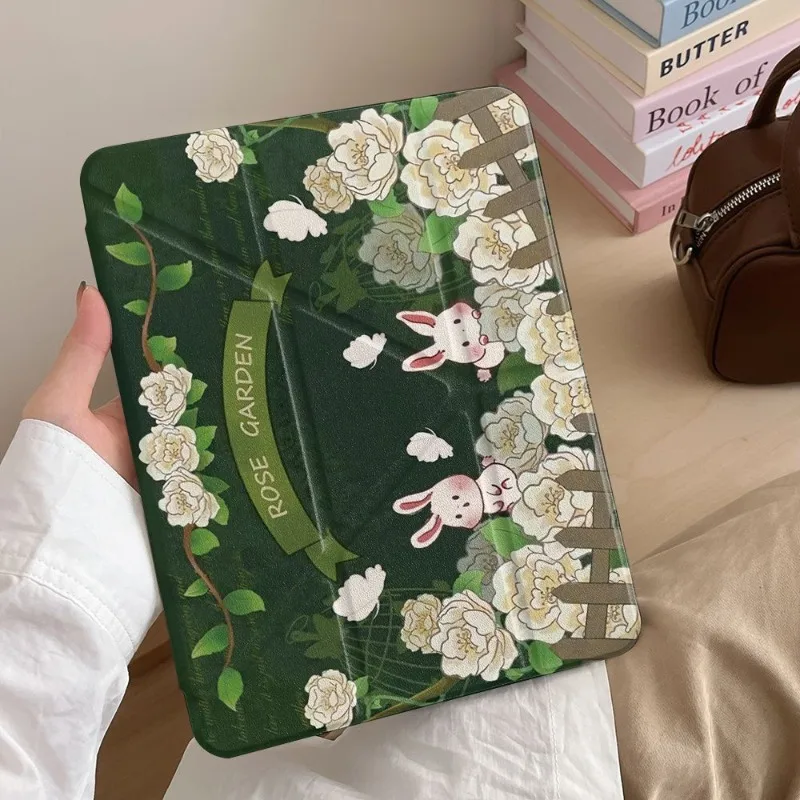 Чехол для iPad Rabbit Rose Garden для Air7, Air6, 11-го поколения A16 Pro 11 дюймов, защитный чехол с отсеком для стилуса, для Air5 10.9, 10-го, 9-го поколений, 10.2, Mini6, 7
Чехол для iPad Rabbit Rose Garden для Air7, Air6, 11-го поколения A16 Pro 11 дюймов, защитный чехол с отсеком для стилуса, для Air5 10.9, 10-го, 9-го поколений, 10.2, Mini6, 7