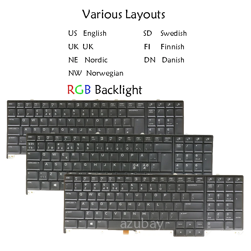 Клавиатура ноутбука с подсветкой rgb для dell alienware 17 r4,17 R5,0myc43 00wn4y США, Великобритания sd fi ne nw dn швед финский датский норвежский
Клавиатура ноутбука с подсветкой rgb для dell alienware 17 r4,17 R5,0myc43 00wn4y США, Великобритания sd fi ne nw dn швед финский датский норвежский