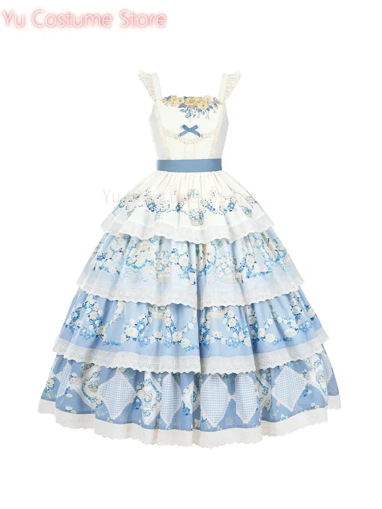 Yu Costume Japanese Sweet Lolita Dress With Countryside Print Embroidery Jsk Sweet Lolita Loli Tea Party Dress With Puji 2025
Yu Costume Japanese Sweet Lolita Dress With Countryside Print Embroidery Jsk Sweet Lolita Loli Tea Party Dress With Puji 2025