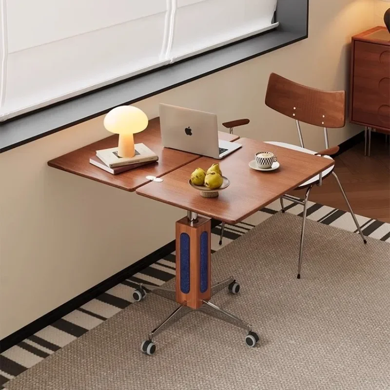 Medieval solid wood lifting coffee table can be moved
Medieval solid wood lifting coffee table can be moved