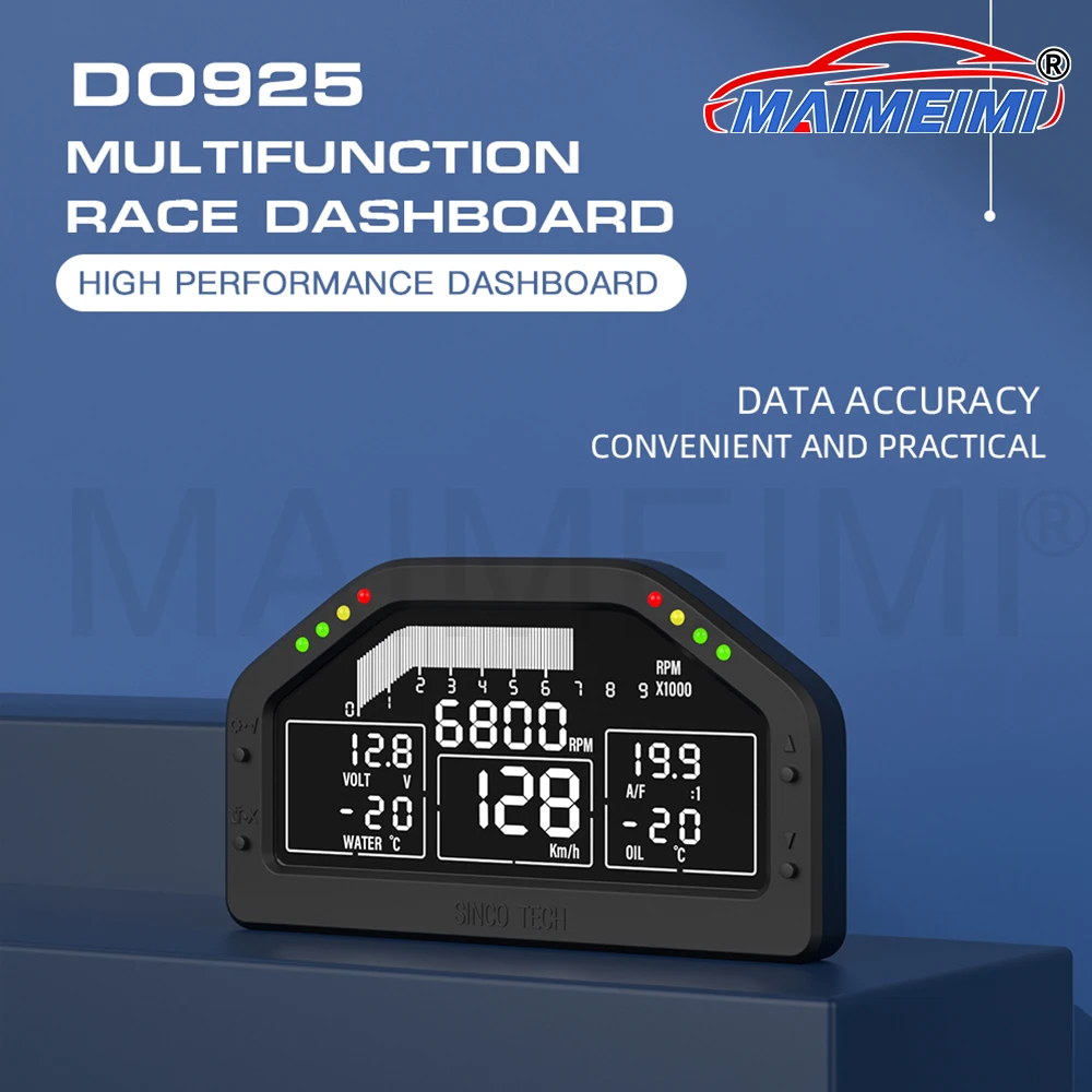 Racing Display Gauge 7 Color Backlight with RPM Speed Water temperature oil temperature voltage AIR/FUEL RATIO
Racing Display Gauge 7 Color Backlight with RPM Speed Water temperature oil temperature voltage AIR/FUEL RATIO