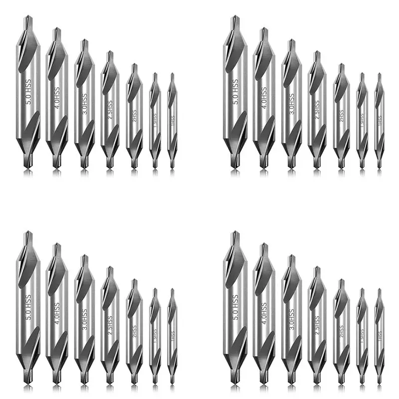 ABMH-28 Pcs Center Drill Bits Set 60-Degree Angle Center Drill Bits Kit Countersink Tools For Lathe Metalworking
ABMH-28 Pcs Center Drill Bits Set 60-Degree Angle Center Drill Bits Kit Countersink Tools For Lathe Metalworking