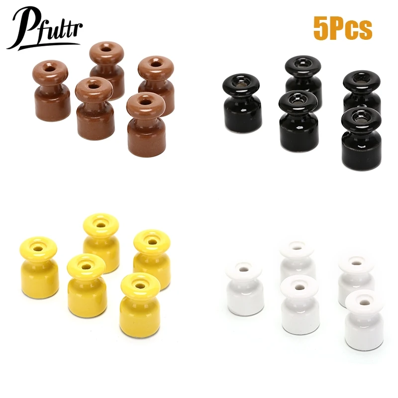 5Pcs Porcelain Insulator Wall Wiring Cable Fixings Twisted Cord Ceramic Insulators Guider with Screw Parts
5Pcs Porcelain Insulator Wall Wiring Cable Fixings Twisted Cord Ceramic Insulators Guider with Screw Parts