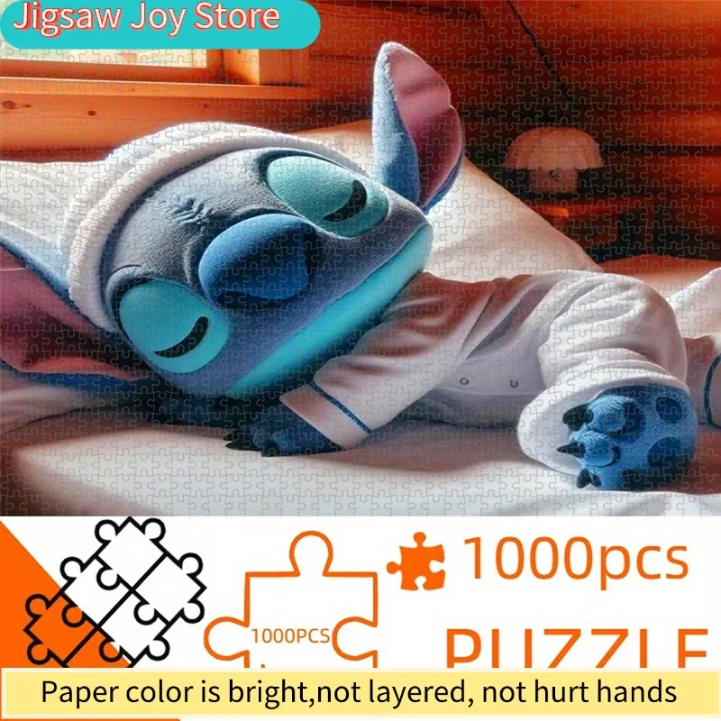 Пазл-головоломка Disney с изображением Стича — интерактивный картонный пазл-конструктор с яркими цветами, идеально подходит для спальни, гостиной
Пазл-головоломка Disney с изображением Стича — интерактивный картонный пазл-конструктор с яркими цветами, идеально подходит для спальни, гостиной