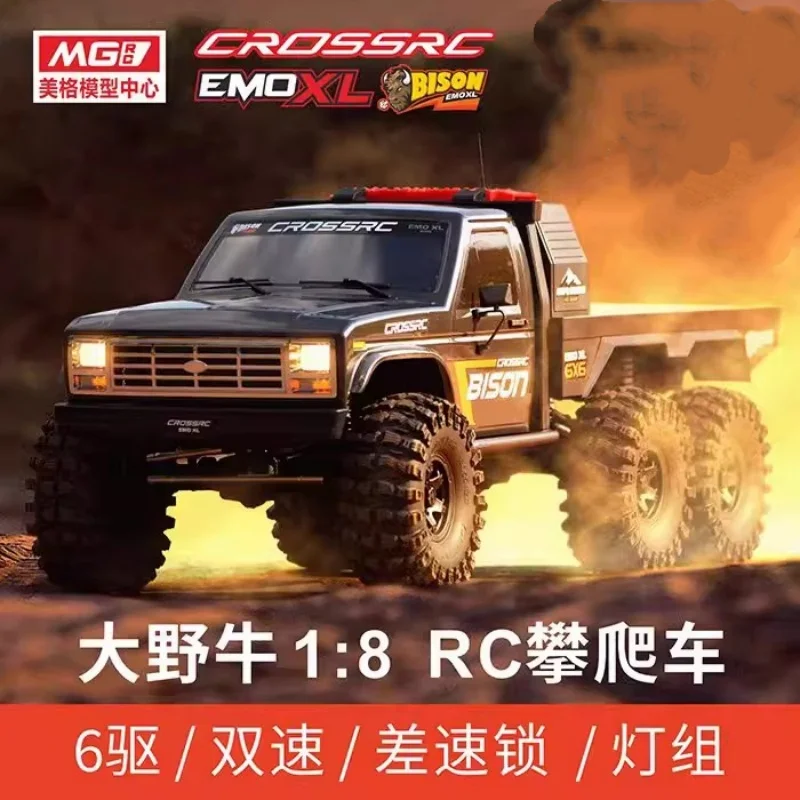 CROSSRC EMOXL Big Buffalo 1/8 6X6 Simulation Climbing Front and Rear Independent Control Differential Lock
CROSSRC EMOXL Big Buffalo 1/8 6X6 Simulation Climbing Front and Rear Independent Control Differential Lock