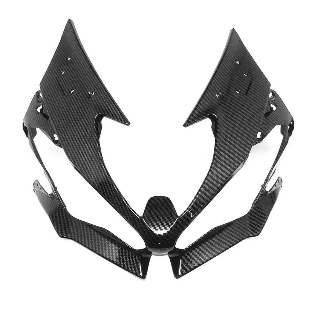 Front Nose Headlight Cover Fairing Cowl Carbon Fiber Color For KAWASAKI ZX6R 2019 2020 2021
Front Nose Headlight Cover Fairing Cowl Carbon Fiber Color For KAWASAKI ZX6R 2019 2020 2021