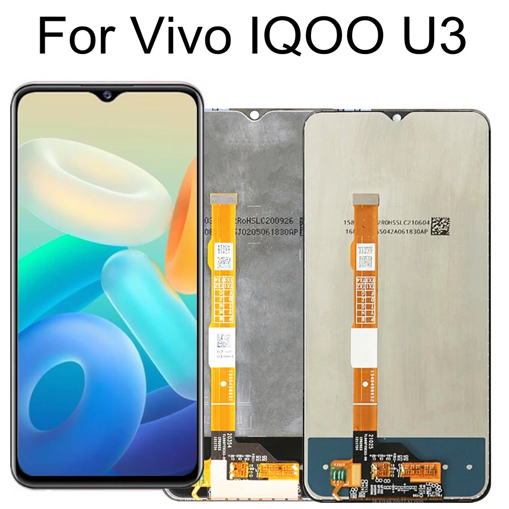 6.58 LCD For Vivo IQOO U3 LCD Display Screen Touch Sensor Digitizer Assembly For vivo V2061A Display Replacement
6.58 LCD For Vivo IQOO U3 LCD Display Screen Touch Sensor Digitizer Assembly For vivo V2061A Display Replacement