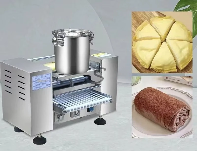 Electric Thousand Layer Pancake Maker Machine Thin Pancake Mille Crepe Cake Making Machine
Electric Thousand Layer Pancake Maker Machine Thin Pancake Mille Crepe Cake Making Machine