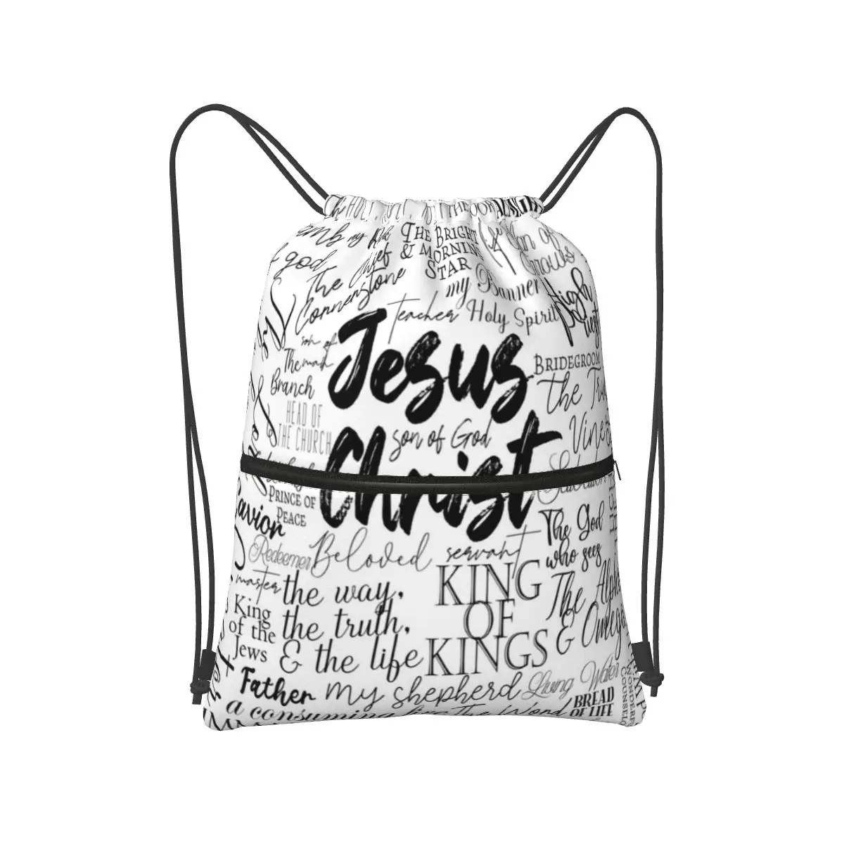 The Names Of God Yeshua Jesus Christian Backpacks Casual Drawstring Bundle Pocket Sports Bag Book Bags for Travel Students
The Names Of God Yeshua Jesus Christian Backpacks Casual Drawstring Bundle Pocket Sports Bag Book Bags for Travel Students