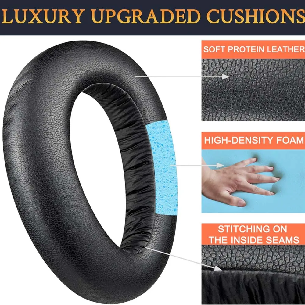 Replacement for Sennheiser PXC480/550 MB/Adapt 660 Ear Pads Earphone Cushions Replacement for Sennheiser PXC480/550 MB/Adapt 660 Ear Pads Earphone Cushions