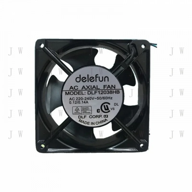 W New FOR Delefun DLF12038HB Mute Cabinet Cooling Fan 220V cooling fan
W New FOR Delefun DLF12038HB Mute Cabinet Cooling Fan 220V cooling fan