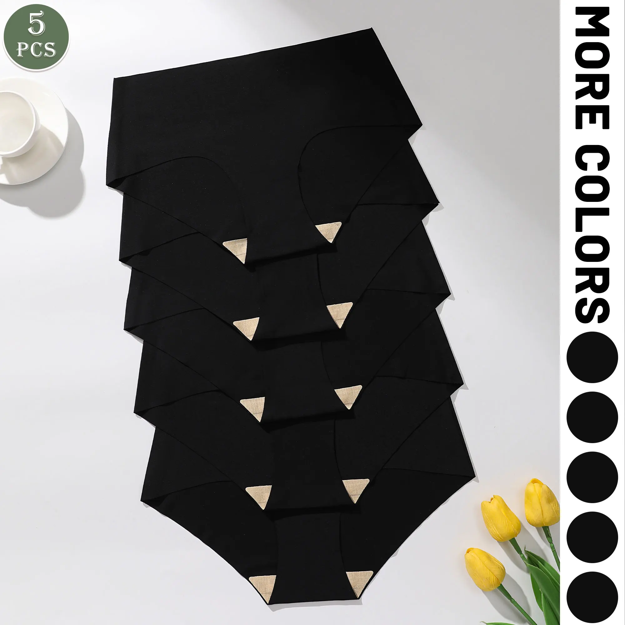 5 шт./упак. однотонные простые бесшовные треугольные трусики
5 шт./упак. однотонные простые бесшовные треугольные трусики